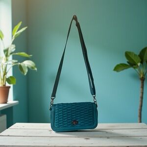 Lug Aqua Crossbody Bag